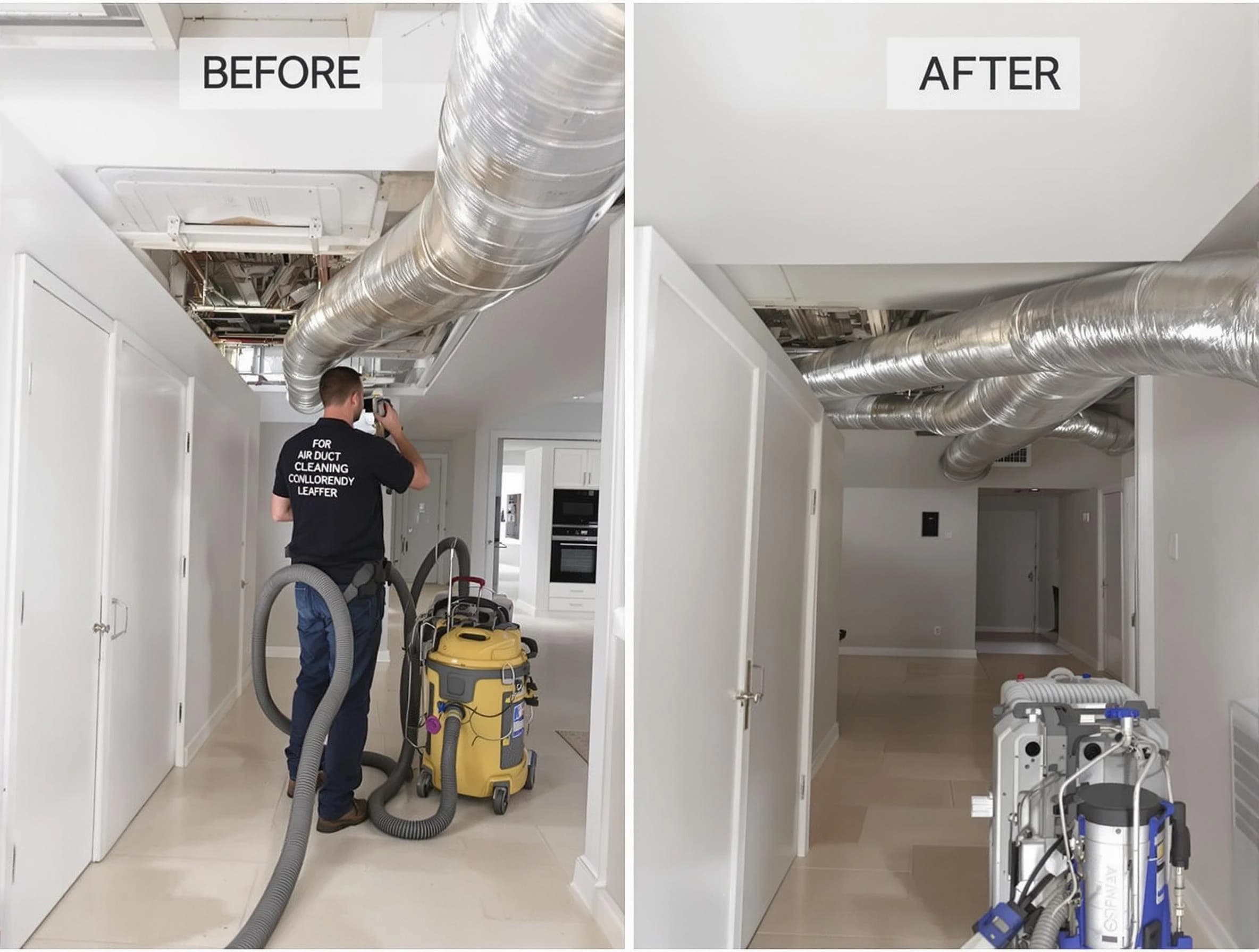 Braintree Air Duct Cleaning professional performing thorough air duct cleaning in Braintree