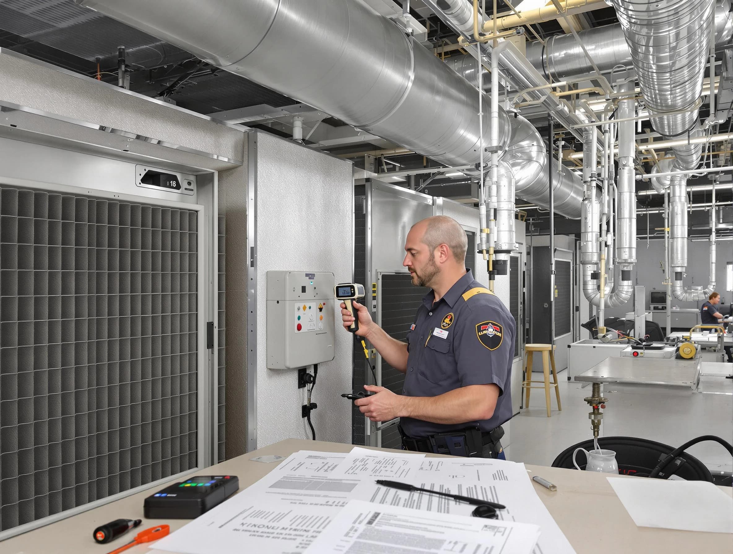 Professional filter system inspection by Braintree Air Duct Cleaning in Braintree