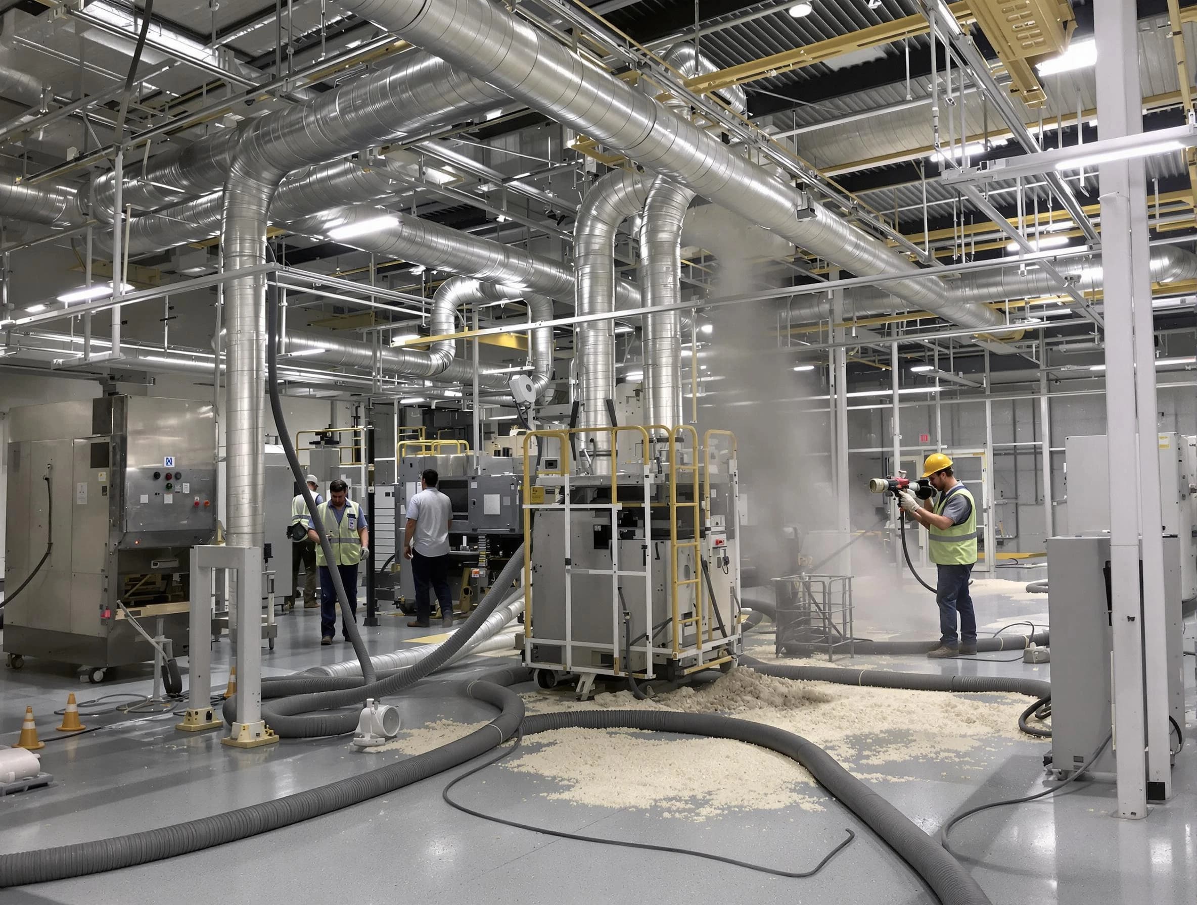 Heavy-duty industrial duct cleaning by Braintree Air Duct Cleaning in Braintree