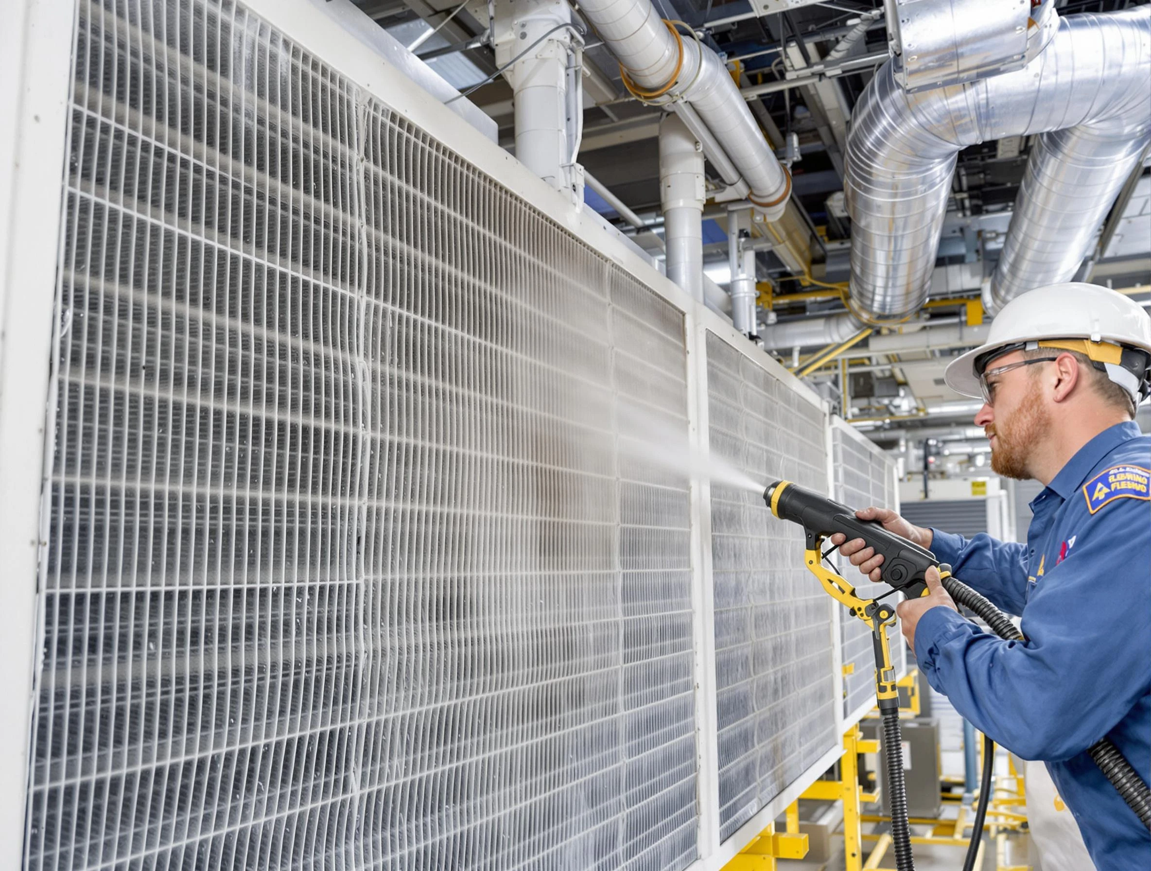 Professional commercial coil cleaning by Braintree Air Duct Cleaning in Braintree