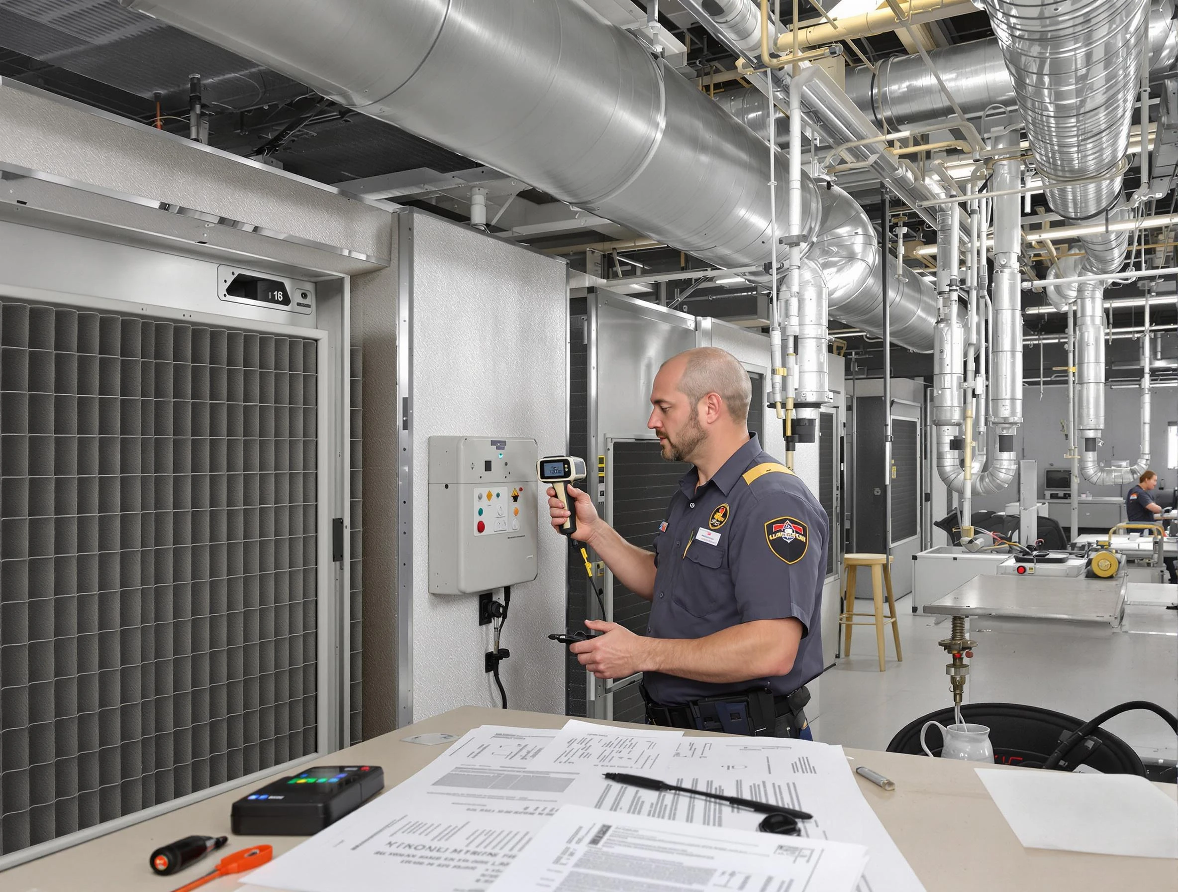Professional filter system inspection by Braintree Air Duct Cleaning in Braintree